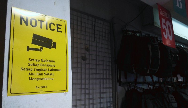 CCTV Borobudur Department Store Jakarta 