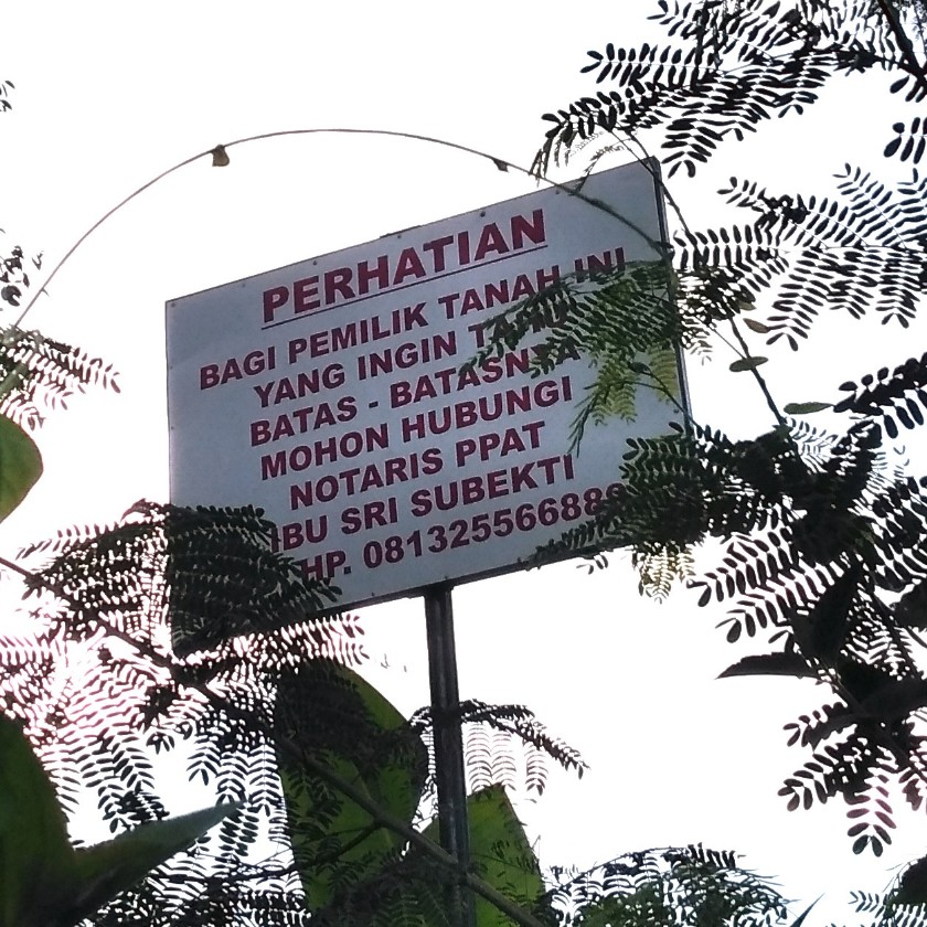 Sri Subekti di bukit Jangli Semarang, Jawa Tengah