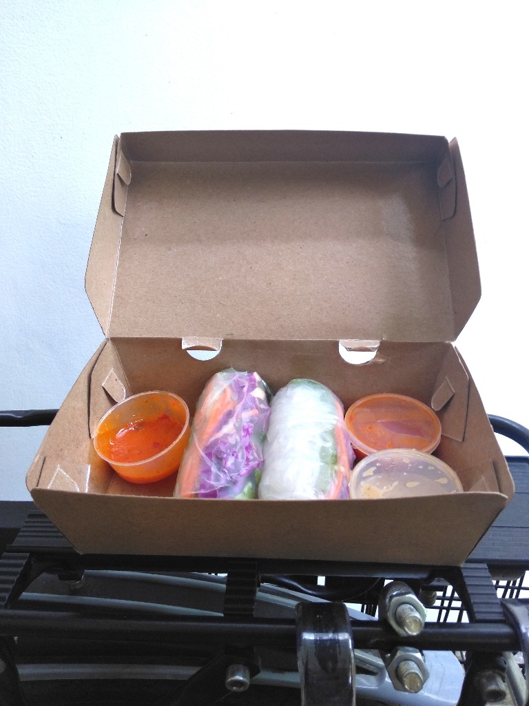 Lunch Box berbahan karton sebagai alternatif Styrofoam 