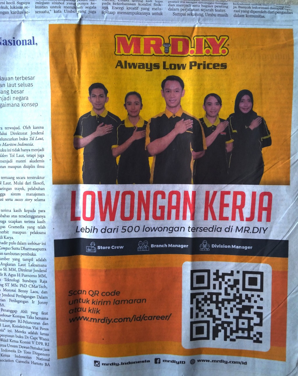 Lowongan Kerja Di Koran Kompas Hari Ini Nasi