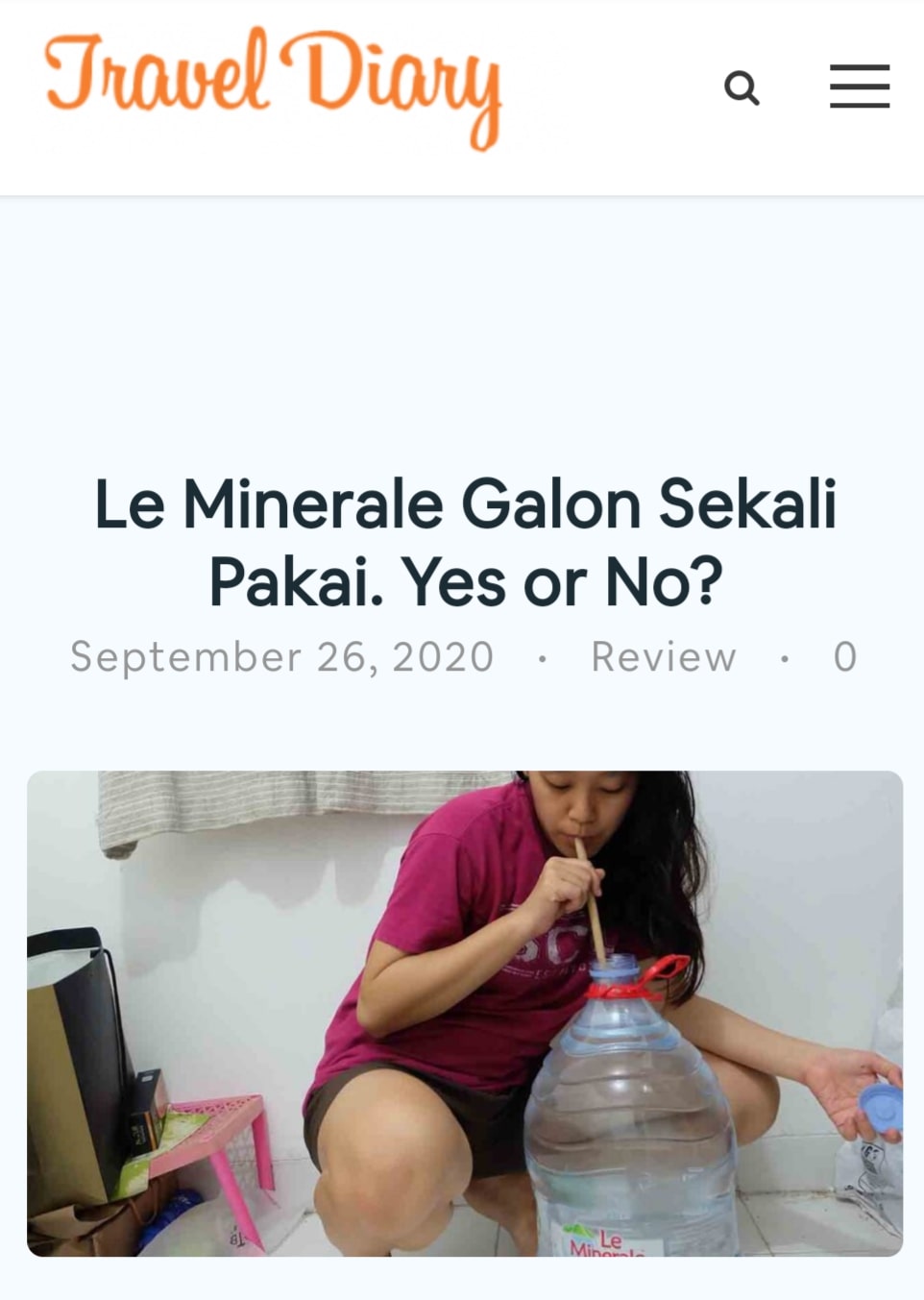 Kontroversi galon sekali pakai Le Minerale 