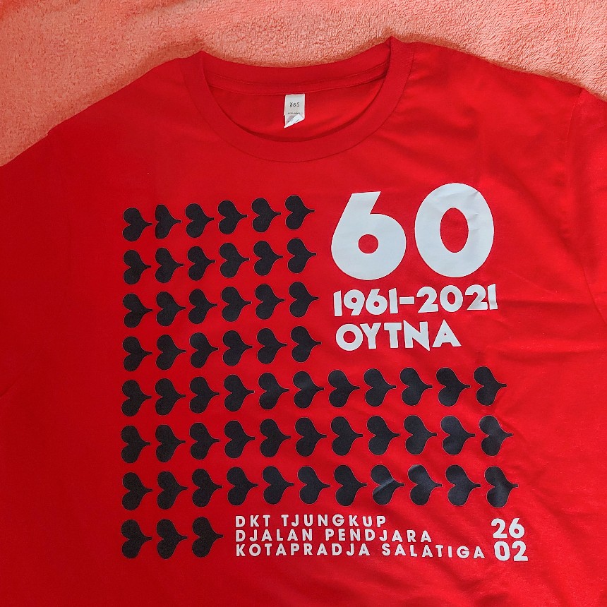 Kaus ulang tahun ke-60 Antyo® Blogombal 