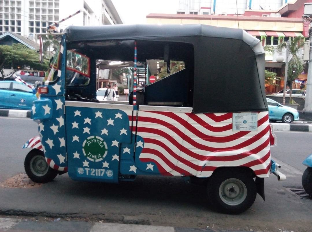 Bajaj antek Amerika di Jakarta 