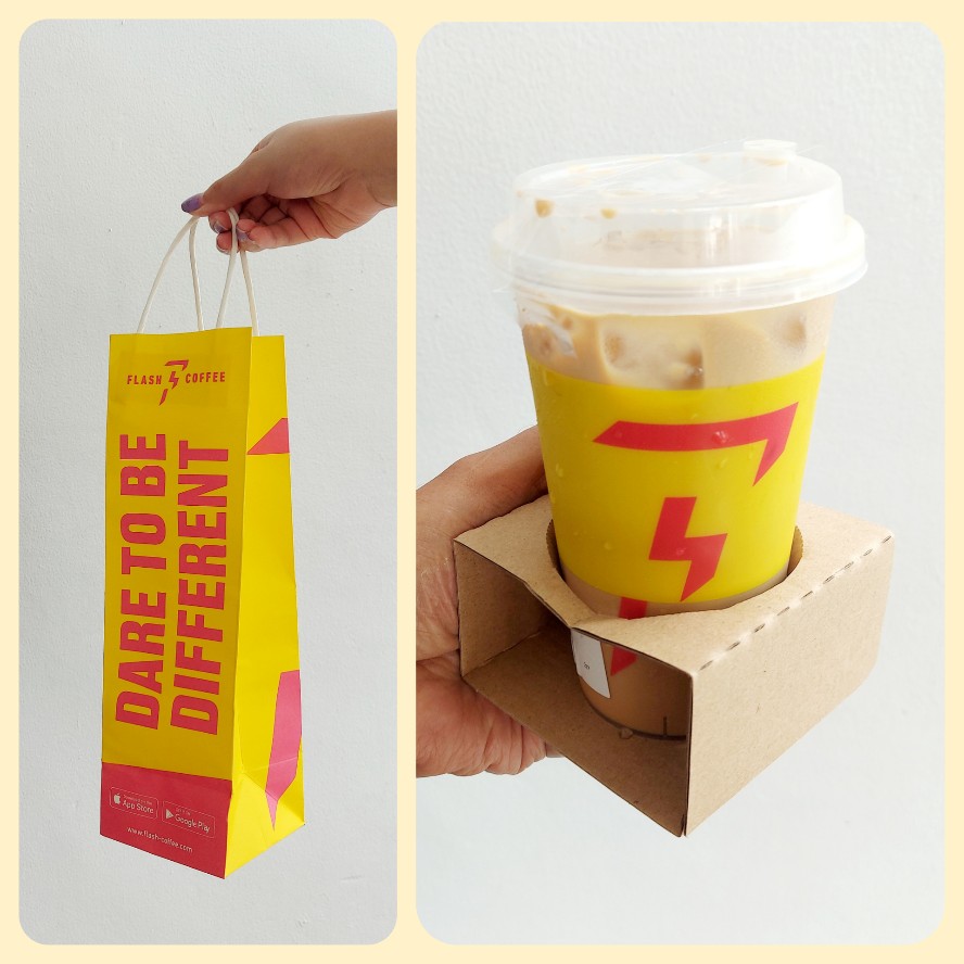 Kemasan kertas dan karton Flash Coffee 