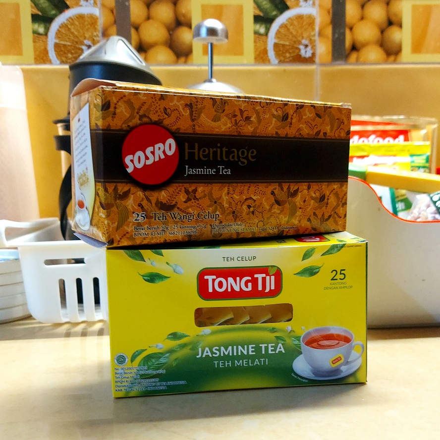 Sosro Heritage Jasmine Tea dan Tong Teh Melati isi 25 amplop