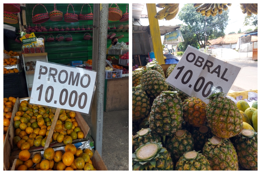 Promo dan obral harga buah 