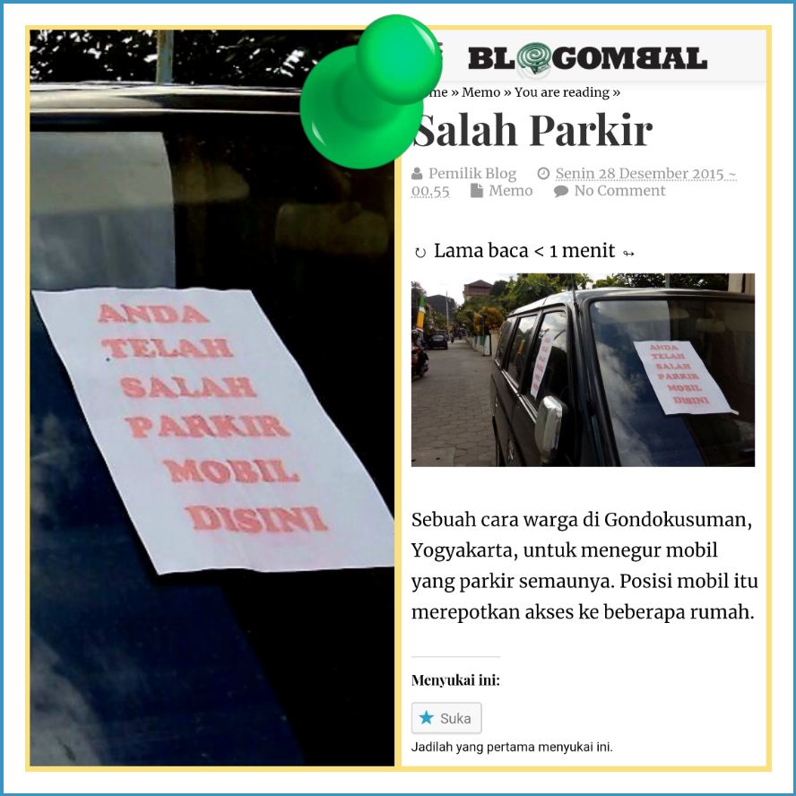Tuan rumah menegur sopan mobil yang Apansuk siap pasangan untuk melarangnya wartawan parkir mobil yang diparkir di jalan