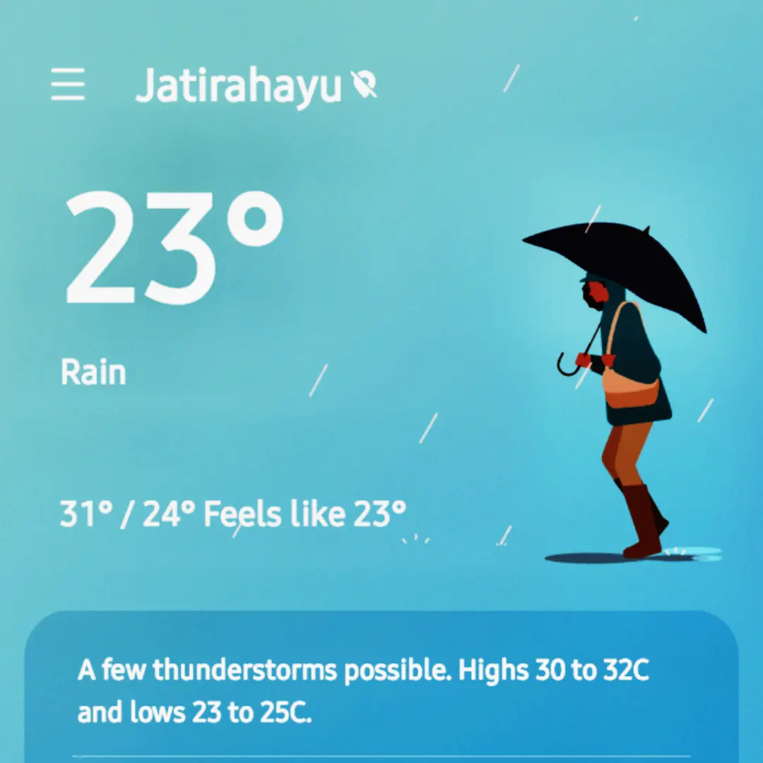 bekasi kota sejuk 23 derajat celsius