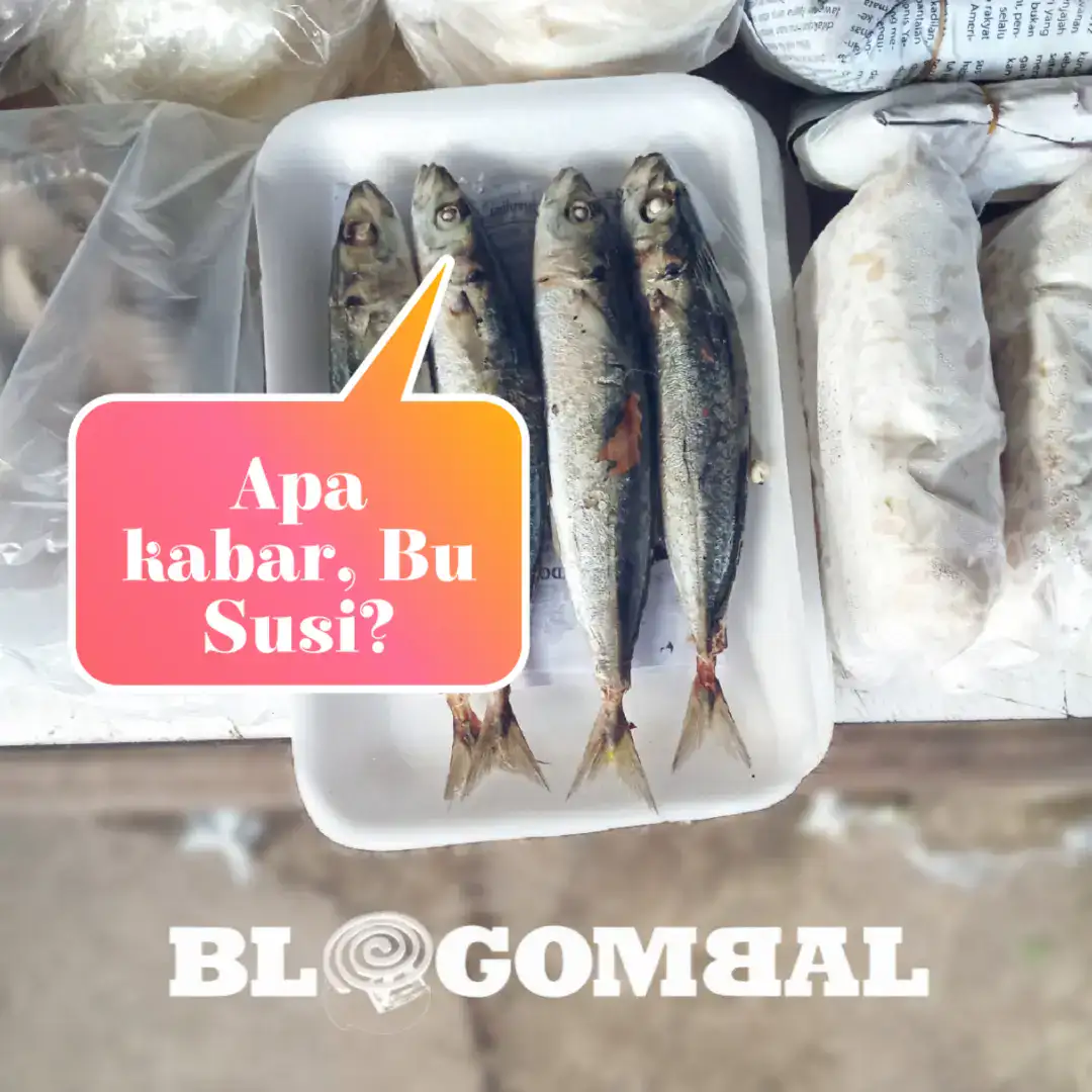 ikan menyapa susi pudjiastuti