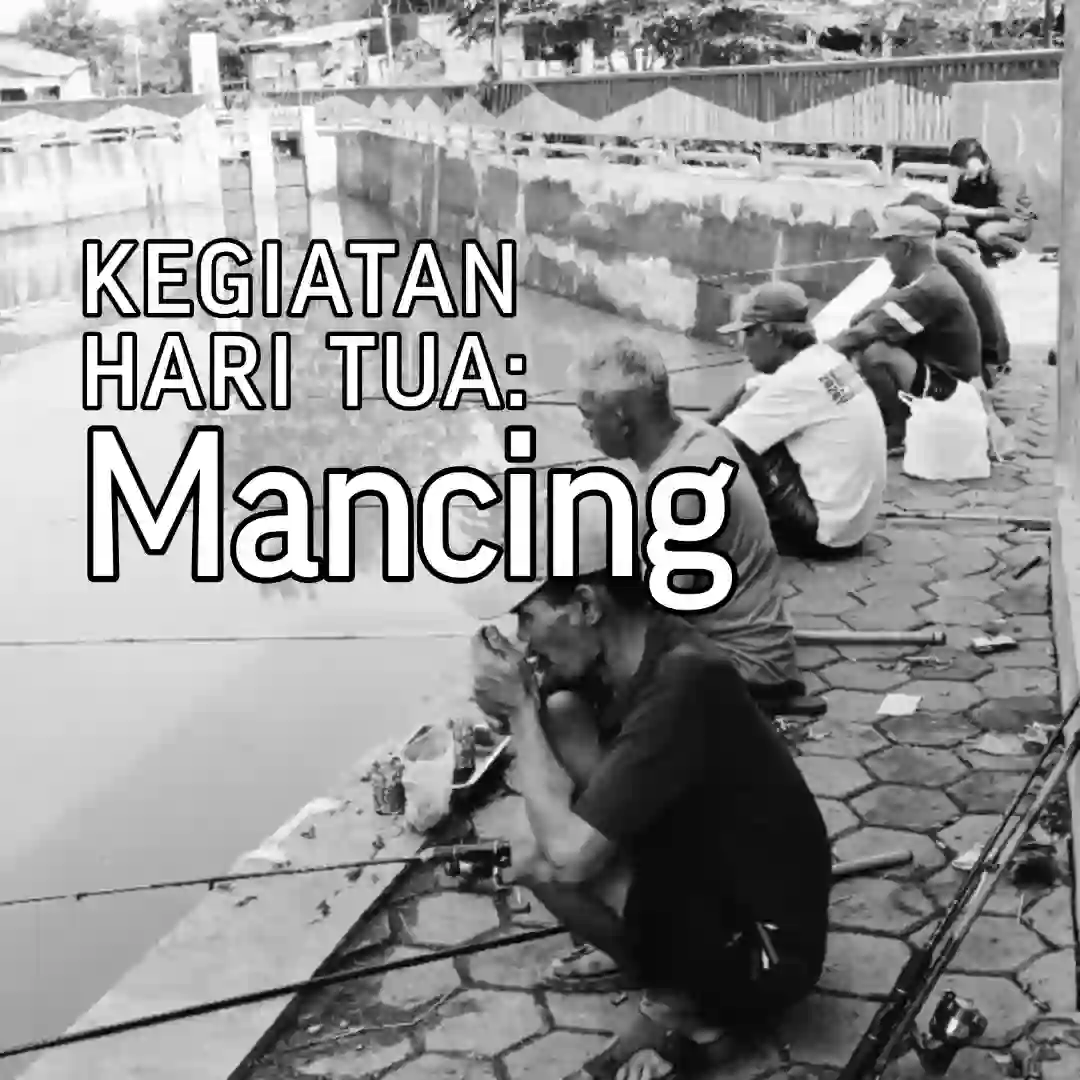 lansia mancing gratis di polder Chandra